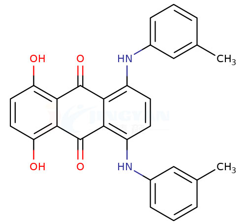 溶劑綠28化學分子結構圖