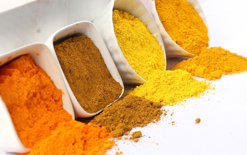 黃色無機顏料粉