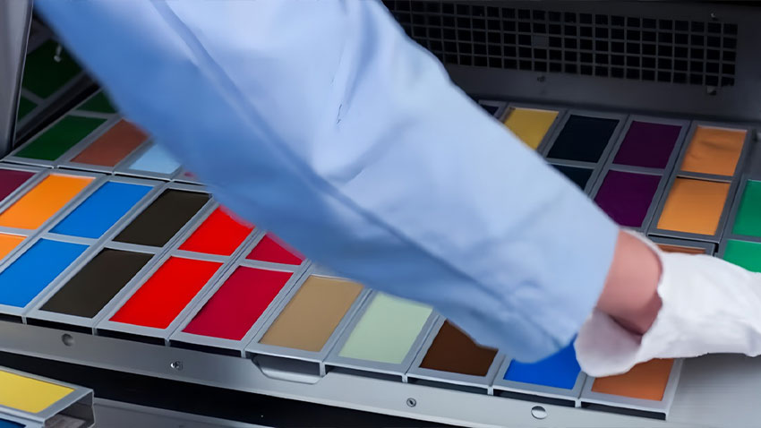 顏料耐候性實驗室加速老化測試
